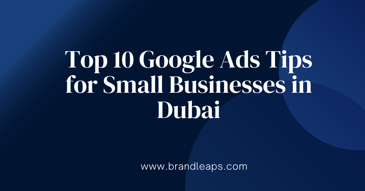 Google Ads can be a game-changer for small businesses in Dubai, helping you reach a wider audience and drive more conversions. However, with the competitive landscape of digital marketing, it’s essential to optimize your campaigns effectively. Here are ten actionable tips tailored specifically for small business owners in Dubai to help you make the most out of your Google Ads efforts. 1. Understand Your Audience Before launching your campaigns, take the time to research and understand your target audience. Utilize Google Analytics and social media insights to identify demographics, interests, and online behaviors. Tailoring your ads to resonate with Dubai’s diverse population will enhance engagement and drive conversions. 2. Set Clear Goals Define what you want to achieve with your Google Ads campaigns. Whether it’s increasing website traffic, generating leads, or boosting sales, having clear goals will guide your ad strategy. Use the SMART criteria (Specific, Measurable, Achievable, Relevant, Time-bound) to set these objectives. 3. Use Location Targeting Dubai is a city of neighborhoods, and location targeting can help you reach potential customers in specific areas. Use Google Ads’ geotargeting feature to display your ads to users searching for products or services in your local vicinity. This is especially useful for businesses with physical locations. 4. Craft Compelling Ad Copy Your ad copy should be concise, clear, and compelling. Highlight what sets your business apart, such as unique offerings or special promotions. Use strong calls-to-action (CTAs) that encourage users to click. For instance, phrases like “Shop Now” or “Get a Free Quote” can drive higher engagement. 5. Utilize Ad Extensions Ad extensions provide additional information and can make your ads more appealing. Use extensions like site links, callouts, and location info to give potential customers more reasons to click. For small businesses, adding a phone number extension can facilitate immediate communication. 6. Optimize for Mobile With a significant number of users in Dubai browsing on mobile devices, it’s crucial to optimize your ads for mobile. Ensure your website is mobile-friendly and that your ads display properly on smaller screens. Consider using mobile-specific ad formats to enhance user experience. 7. A/B Test Your Ads Regularly conducting A/B tests allows you to determine which ads perform best. Experiment with different headlines, images, and CTAs to see what resonates with your audience. Use the insights gained to refine your campaigns and improve overall performance. 8. Monitor and Adjust Your Budget Start with a manageable budget and track your spending closely. Monitor which campaigns and keywords are performing well, and allocate your budget accordingly. Google Ads provides detailed analytics that can help you understand where to invest more for better returns. 9. Leverage Remarketing Remarketing allows you to target users who have previously interacted with your website or ads. Create tailored ads for these users to encourage them to return and complete a purchase. This strategy can significantly increase conversion rates, as you’re targeting an audience already familiar with your brand. 10. Stay Updated with Google Ads Features Google Ads is constantly evolving, with new features and updates being released regularly. Stay informed about these changes by following Google’s official blog and attending webinars or workshops. Implementing the latest tools can give you a competitive edge and improve your campaign performance. Conclusion Top 10 Google Ads Tips for Small Businesses in Dubai